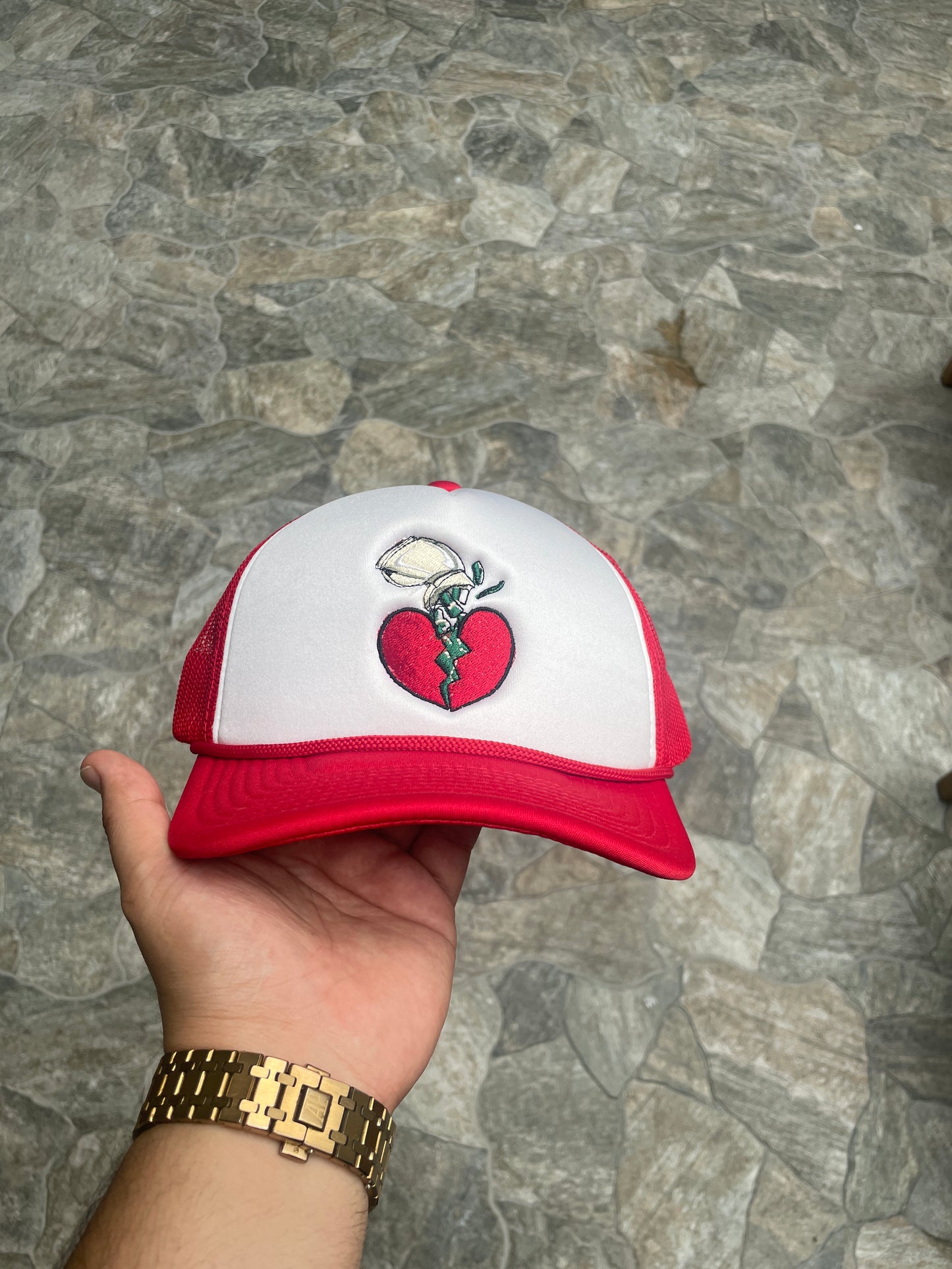 Red and White Trucker Hat